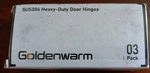 Goldenwarm 3 Pack Brushed Nickel Heavy Duty Door Hinges 4 X Inch. Fixed Price $14.00.