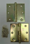 Hager Cabinet Hinge Light Broad Pair Steel 3" New Old Stock 229G. Fixed Price $13.99.