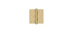 Deltana DSB354 3-1/2" X Square Hinge Brushed Brass Pair. Fixed Price $53.48.