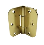 Pella Adjustable Hinge Radius Corner Entry Door - 3.75" By 3.5" Satin Brass. Fixed Price $79.95.