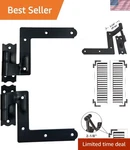 Blind Shutter Hinges For Wood Brick Steel Matte Black Pack 2-1/8 Offset. Fixed Price $44.54.