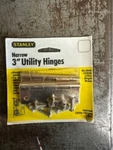 Stanley Narrow 3" Utility Hinges Set Of 2. Fixed Price $8.00.