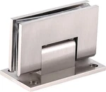 Heavy Duty Brass Glass Door Hinge For 5/16" To 1/2" - Brushed Nickel. Fixed Price $91.99.