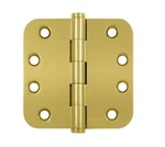 Deltana Brass Door Hinges 4 X Inch W/ 5/8 Radius Corner. Fixed Price $71.74.