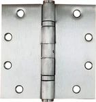 Heavy Duty Square Ball Bearing Door Hinges, Satin Nickel, 6 Inch, 2 Pack. Fixed Price $87.99.