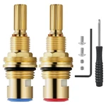Brass 1-001 & 1-002 Ceramic Valve Cartridge, With Cold Widespread Cartr.... Fixed Price $56.79.