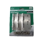 4" Satin Nickel Finish Door Hinges - 3 Pack, 5/8" Round, Removeable Pin. Fixed Price $22.63.