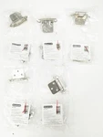 Lot Of 5 Pair Amerock BPR7329G9 Variable Overlay Hinge Sterling Nickel. Fixed Price $12.95.