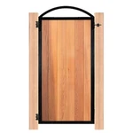 Nuvo Iron Gate Frame Standard Fence Board Wide X Long Black. Fixed Price $189.73.