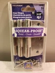 3-PACK Hillman #854321. Squeak-proof 3.5 Inch Door Hinges Satin Nickel 3-1/2". Fixed Price $12.99.