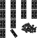 Murtenze 12 Pack 2.5 Door Cabinet Hinge,black Butt Inch,. Fixed Price $14.76.