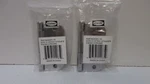 2- Pack Cosmas PART#24091-12 SIZE:3-1/2 X3-1/2 X5/8 Chrome Door Hinge New. Fixed Price $14.95.