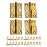 Dophee 4PCS Pure Brass Mini Hinges, Folding Butt For 1.5 Inch, Gold. Fixed Price $12.92.