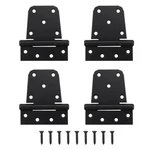 Heavy Duty Gate 4 Pack, 3.5 Inch Black Shed Barn Door Hinges, Metal Ga.... Fixed Price $34.14.