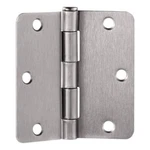 Design House Stainless Steel Door Hinge- Satin Nickel 3-1/2"1/4"-RADIUS 6-PACK. Fixed Price $121.41.
