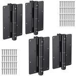 5-3/4" Self-closing Gate Hinges Heavy Duty Black Steel Spring Wood Fence. Fixed Price $100.80.