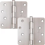 Standard Hinge, Inches, 1/4" Radius Corner, 2-PACK, Antique Nickel By Stone Ha. Fixed Price $23.10.