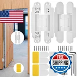Lipshome 6IN Hidden Invisible Door Hinge 180 Adjustable Concealed. Fixed Price $79.82.