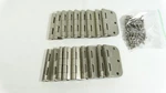 18 Mastercraft Removable Door Hinges 3 1/2" With 5/8"ROUND Satin Nickel W/screws. Fixed Price $20.26.
