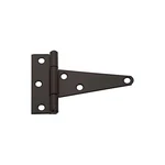 National Hardware Black Powder Coated 4" Extra Heavy Gate Door T-hinges 2 Pack. Fixed Price $12.00.