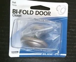 Slide-co 163320 Bi-fold Door Knob, 1-3/4", Satin Nickel Plated, Free Ship. Fixed Price $10.00.