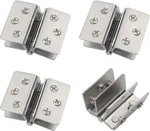 4PCS Heavy Duty Hinge 180 Degree Glass Door Cupboard Showcase Cabinet Clamp.... Fixed Price $18.69.