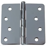 Gliderite Polished Chrome Door Hinges 1/4" Radius 4014-PC-1. Fixed Price $5.99.