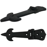 5.5" Fleur Head DS-113 Decorative Iron Antique Style Hinge.... Fixed Price $43.99.