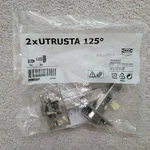 2X (4 Total) Ikea Utrusta 125 Degree Hinges 602.046.45 Brand New. Fixed Price $8.58.