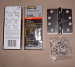Lot Of 2- Stanley Architectural Stainless Bearing 4" Hinge 3 Pack S821-108. Fixed Price $100.00.