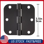 Pack Of 30/60, Door 3.5" X Rounded 5/8" Radius Hinge, Matte Black. Fixed Price $31.34.