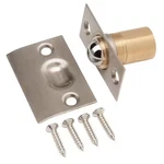 Everbilt Satin Nickel Universal Adjustable Latch Ball Door Catch 15389. Fixed Price $12.00.
