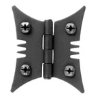 Lot Of (14) New Acorn Butterfly Hinge Black Iron (7 Pair) AJ1BQ 0335 Cabinet. Fixed Price $64.99.