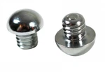 Door Hinges Bright Chrome Large Button Finial Pair Renovator's Supply. Fixed Price $10.99.