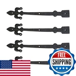 Renovators Supply Manufacturing Black Wrought Iron Garage Door Decorative. Fixed Price $139.64.