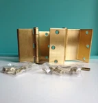 Stanley F248 Satin Brass 3.5" Swing Clear Hinge - Box Of New Original. Fixed Price $22.22.