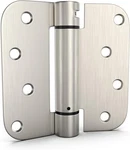 Goldenwarm 3 Pack 4 Inch Satin Nickel Brushed Self Closing Door Hinges With 5/8'. Fixed Price $40.03.