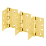 Prime Line Door Hinges 3 Pack Smooth Pivot 2 Ball Bearing 4" Square Corner. Fixed Price $17.09.
