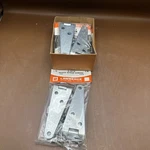 Lawrence Zinc Plate, 4" Heavy Strap Hinge 5 Pair. Fixed Price $37.45.