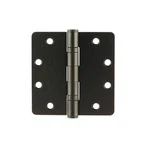 Emtek 94024US10B 4"X Heavy Duty Ball Bearing Steel Plated Hinge, Black. Fixed Price $25.00.