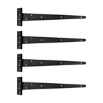 Strap Door Hinge Rsf Black Iron Light Duty 19" Set Of 4. Fixed Price $140.99.