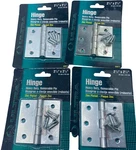 Lot Of 4 Ultra Hinge Heavy Duty Zinc Plated Fence Gate Barn Shed Door 60917. Fixed Price $12.72.