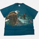 Vintage Bald Eagle Nature Graphic T-shirt Usa Made Hl Miller Total Tee Adult. Fixed Price $29.99.