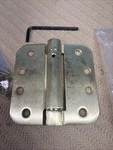 Brainerd B1690 Brass Commercial Tension Spring Door 4 Hinge W/screws Nos. Fixed Price $13.96.