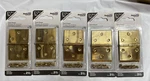 N211888 National In. X 3-1/16 Brass Desk Hinge Lot Of 5 (2-PACKS). Fixed Price $39.99.
