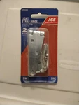 Ace Light Strap Hinge Zinc Pack 3" #5295324. Fixed Price $13.37.