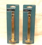 Lot Of 2 - Everbilt Bright Brass Finish Lid Support Hinges "free Shipping". Fixed Price $7.98.