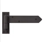Carew Iron Strap Hinge With Pintle Black Powder Coat Signature Hardware. Fixed Price $18.85.