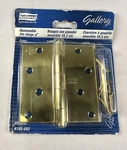 Lot Of 2 National Hardware 4" Solid Brass Removable Pin Door Hinge 195-693 V513. Fixed Price $19.95.