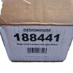 Design House 188441 3-1/2 X Plain Bearing 5/8" Radius Satin Nickel 12 Pack. Fixed Price $24.43.